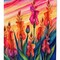 Edge Collections - 11.25" X 15.5" - Multicolor - Garden Flag Gladiolus Decorative Yard Flag - 1 Piece
